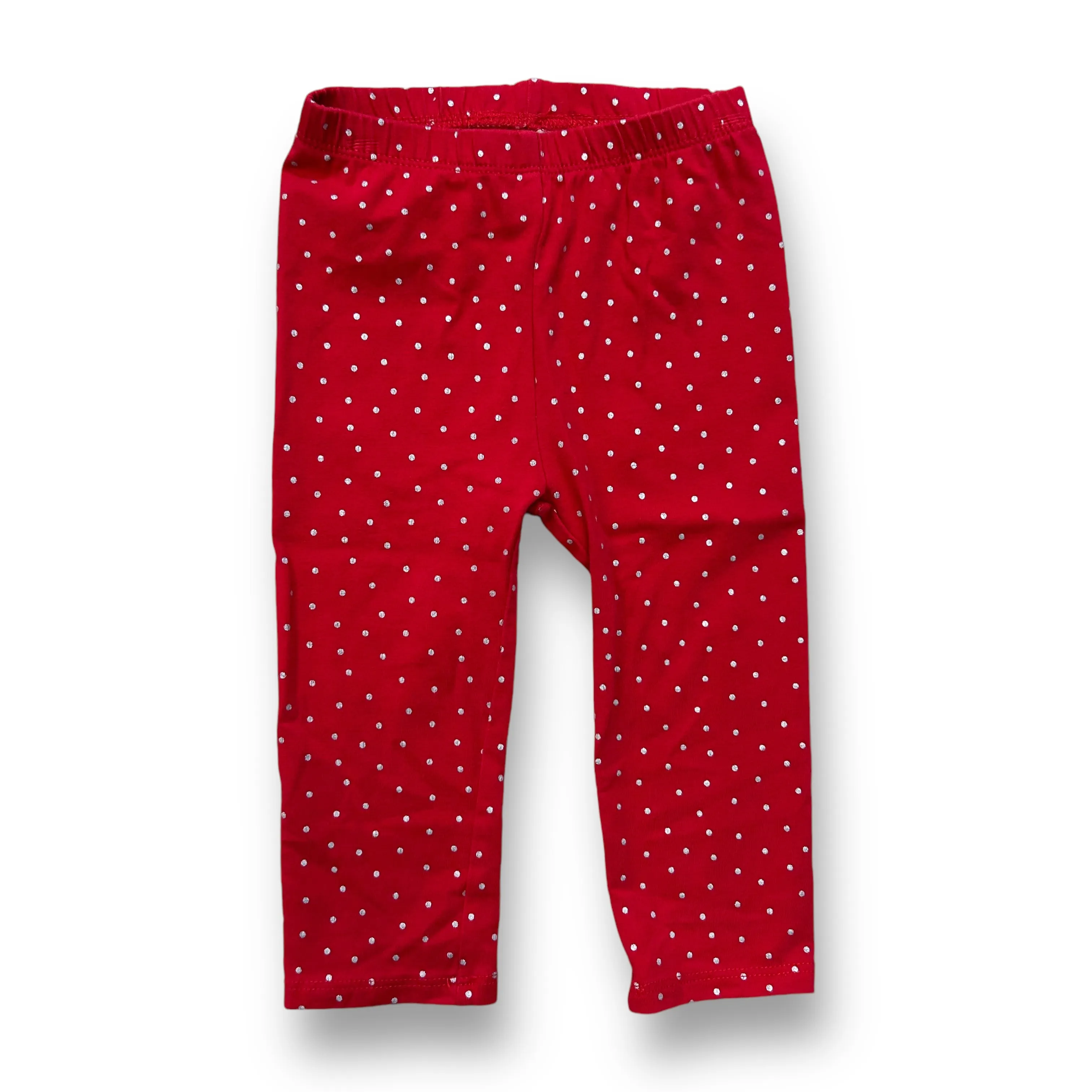 Girls First Impressions Size 12 Months Red Polka Dot Pull-On Pants