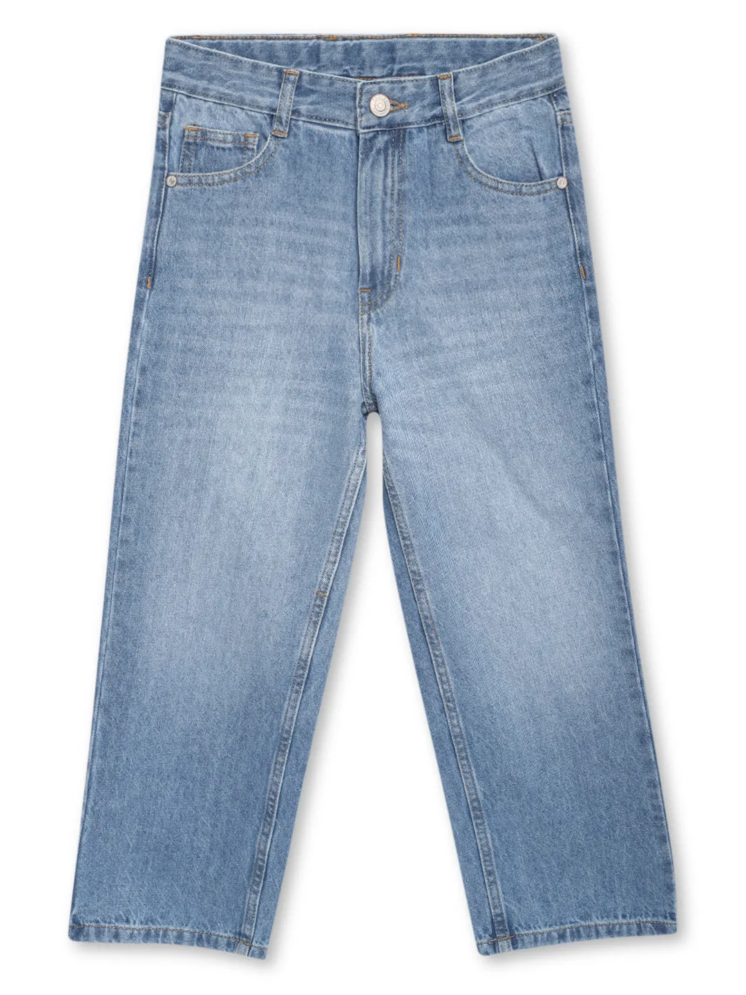 Girls Light Mercerised Jeans