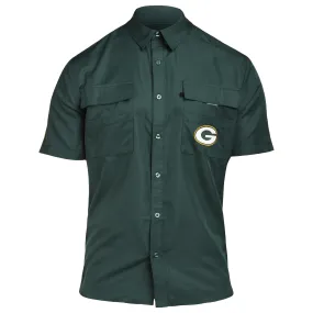 Green Bay Packers Wordmark Fishing Shirt