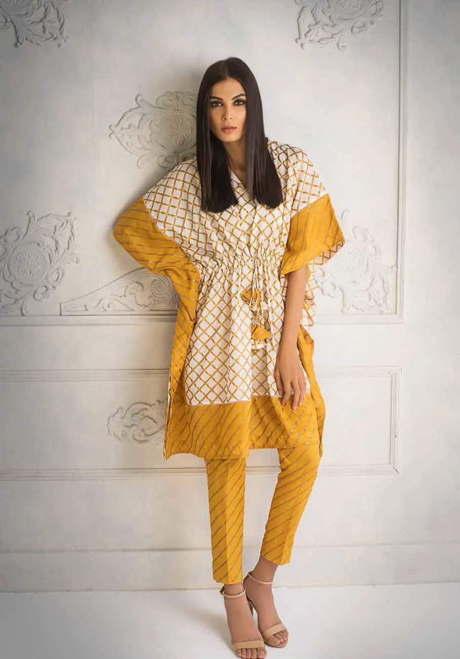 Gul Ahmed Glamorous Luxury Limited Eid Edition 2019 – 2 PC Glitter Printed Suit EA-91