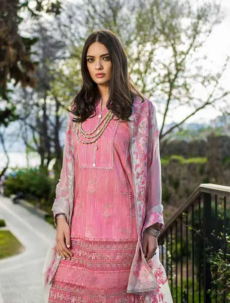 Gul Ahmed Glamorous Luxury Limited Eid Edition 2019 – 3 PC Embroidered Suit EA-67