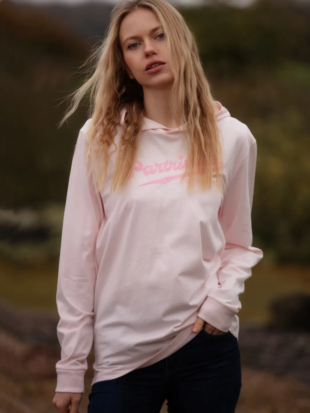 Hooded Sweatshirt - Pink