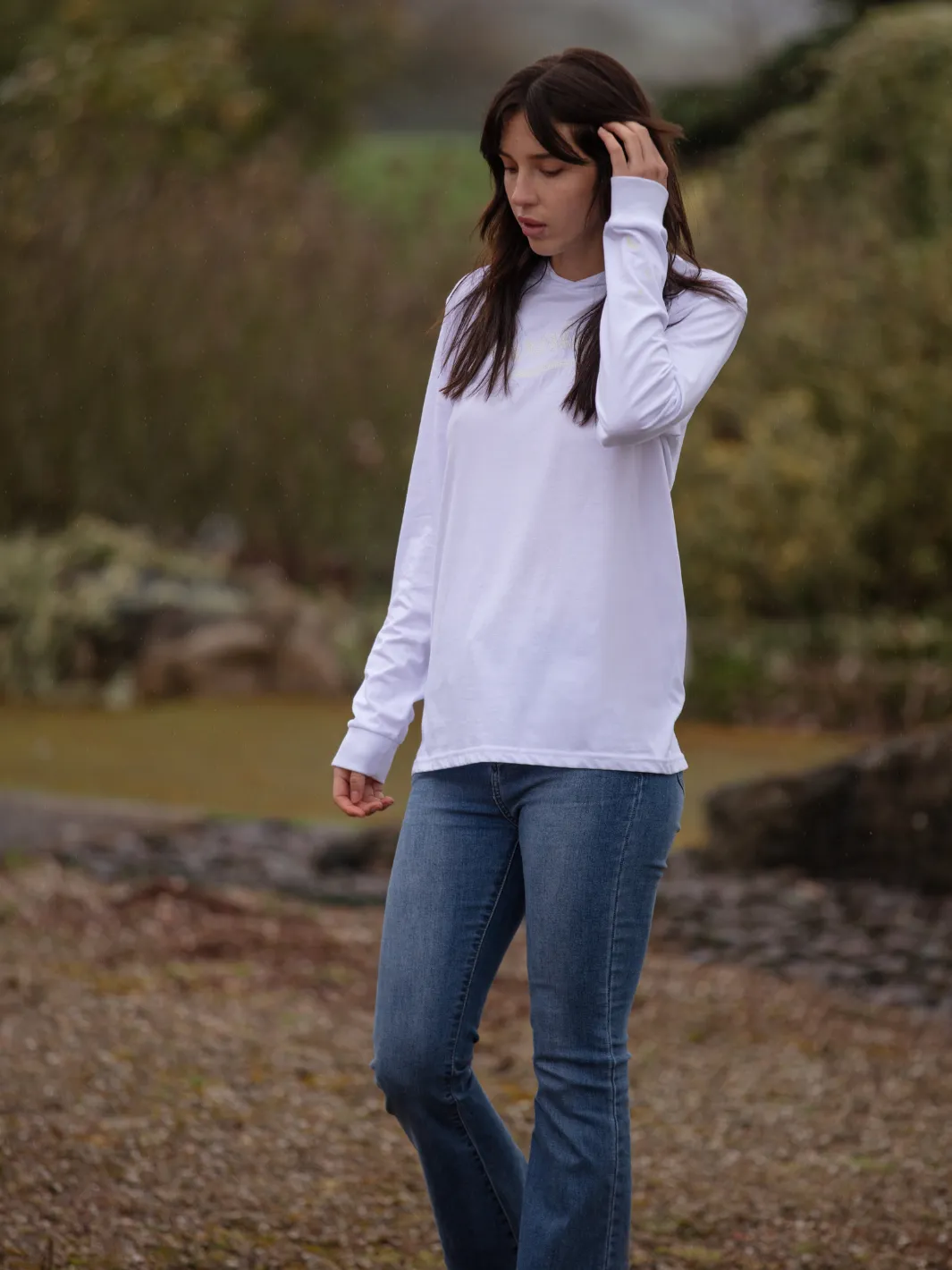 Hooded Sweatshirt - White