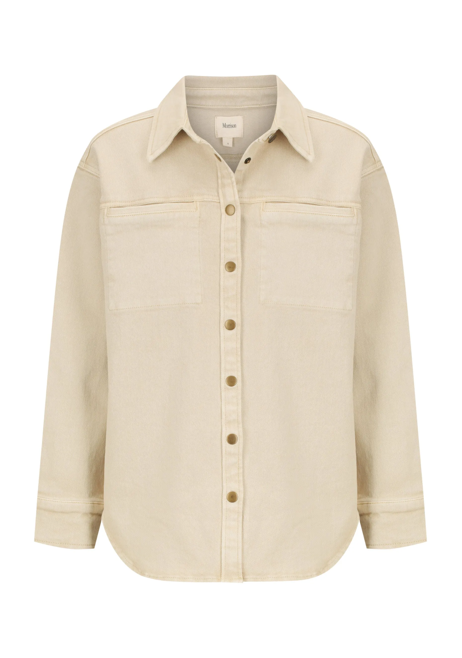 Jagger Denim Shirt_Sand