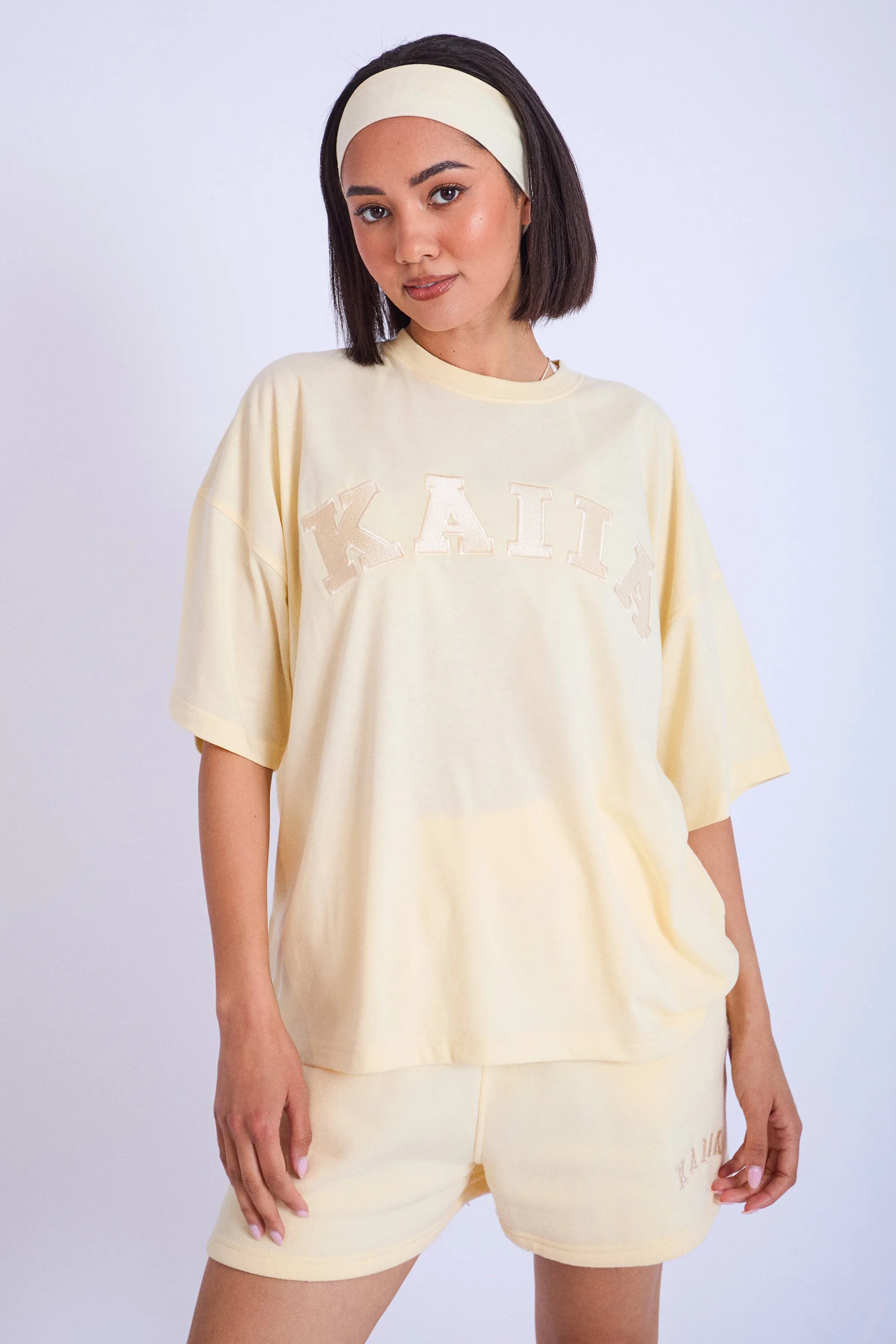 Kaiia Oversized T-shirt Lemon