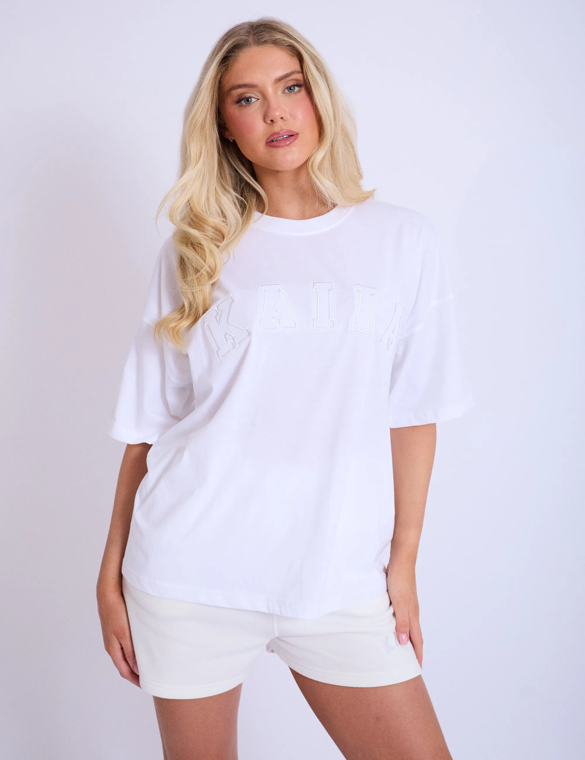 Kaiia Oversized T-shirt White