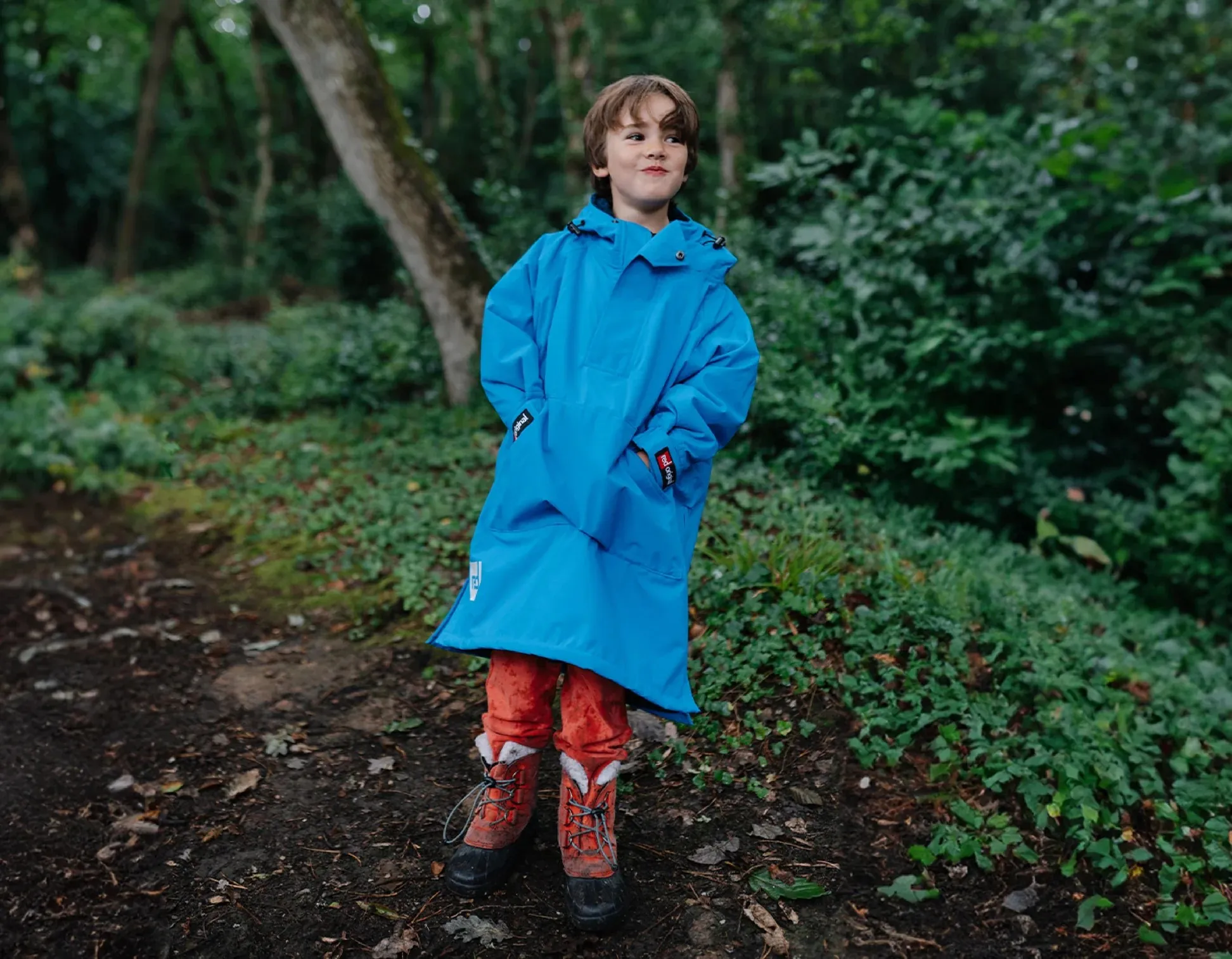 Kids Dry Poncho - Marine