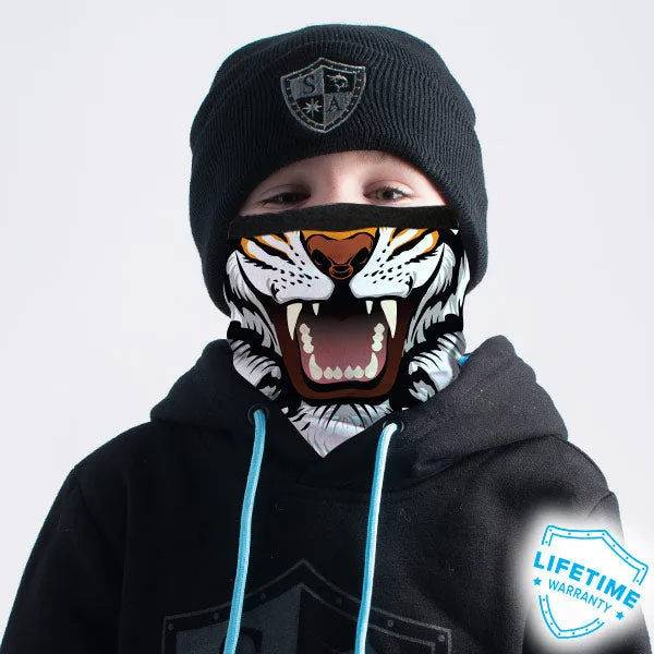 Kids Fleece Face Shield® | Tiger