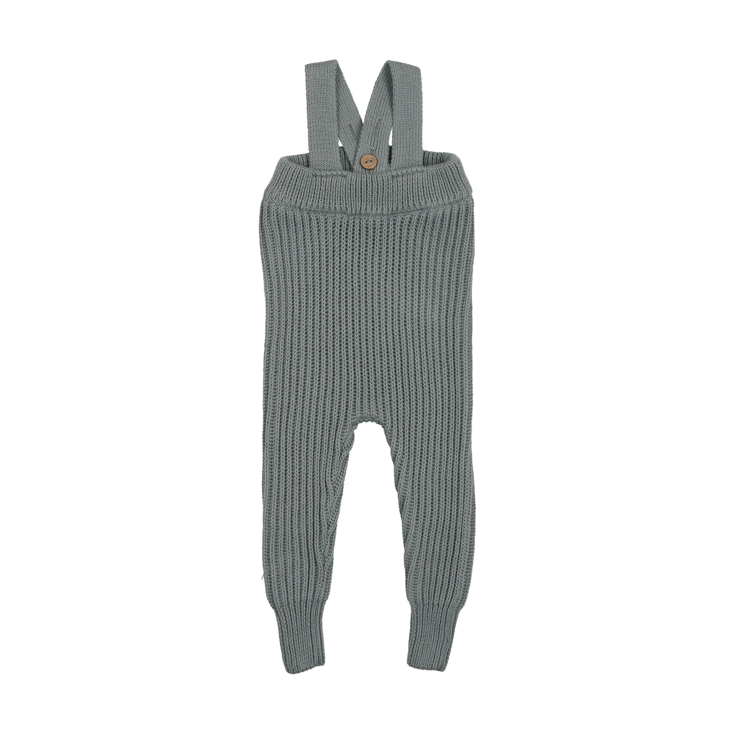 Knit overall and onesie - Dove