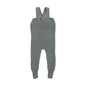 Knit overall and onesie - Dove