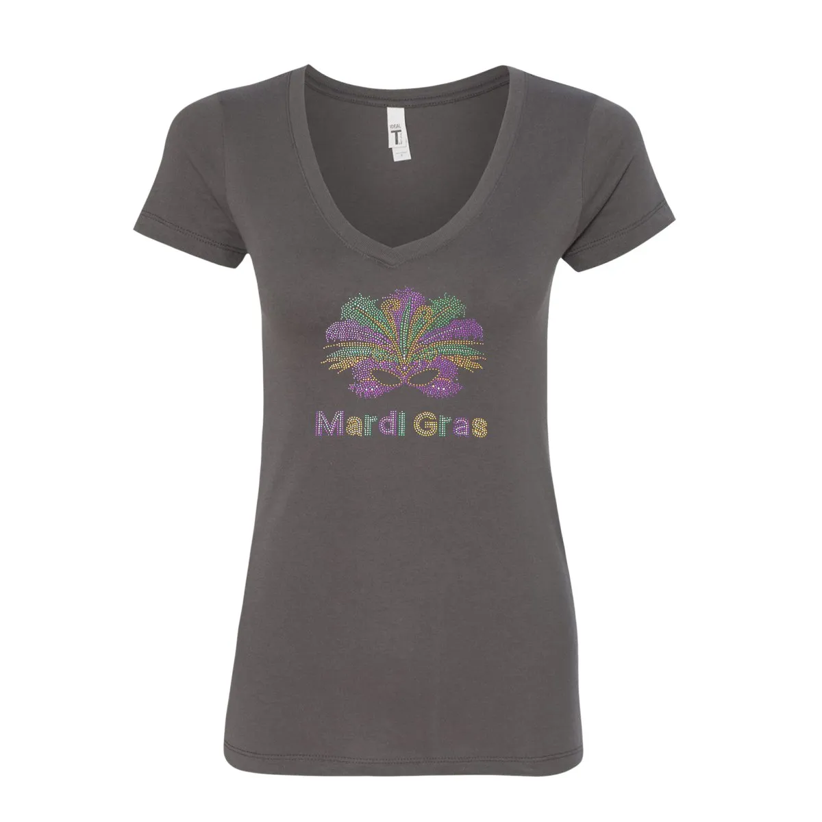 Ladies Nola Rhinestone V-Neck