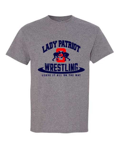 Lady Patriot Wrestling - S - T-Shirt, Long Sleeve T-shirt, Crew Neck or Hooded Sweatshirt (Copy)