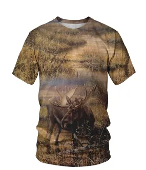 Élan, Chasse À l'Élan, T Shirt Passion Chasse, Chasseur - VECHCE001