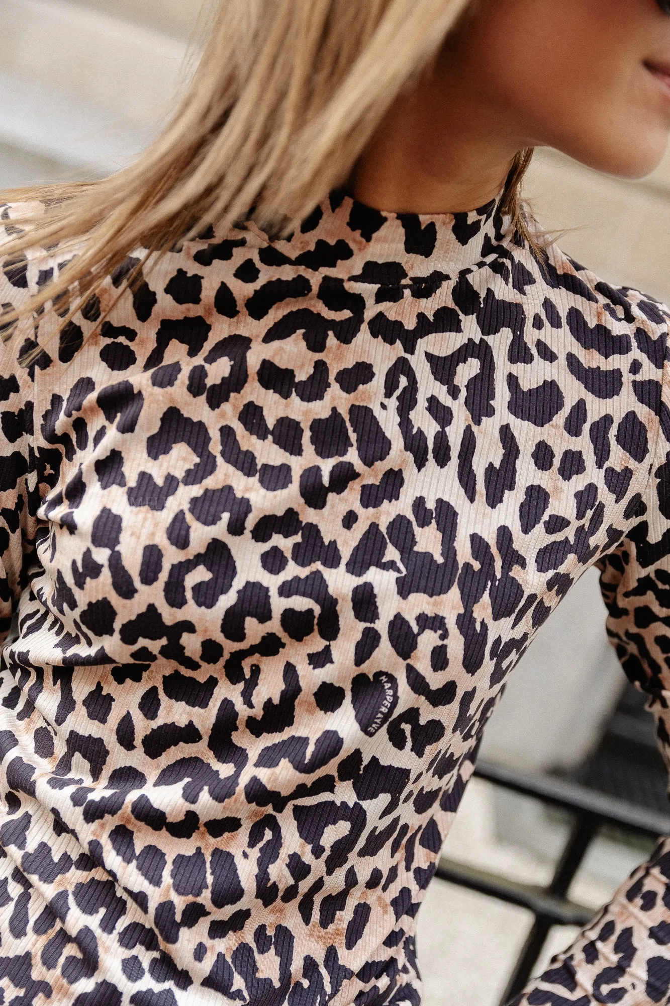 Lexie LS shirt leopard