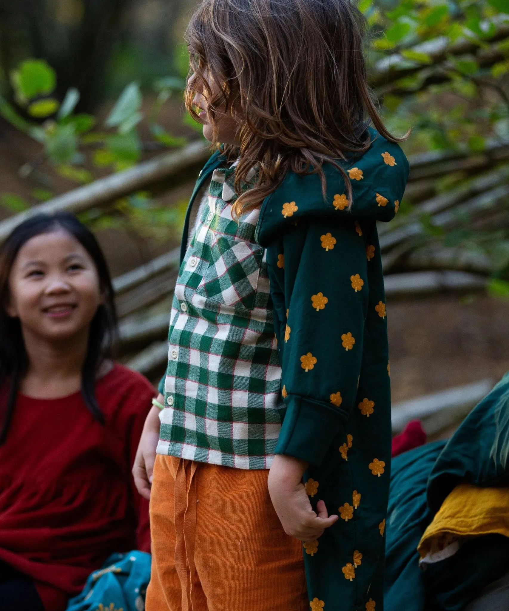 LGR Check Long Sleeve Shirt - Fern Green