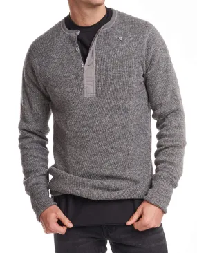 Men's Heritage Fleece Lined Heavy Weight Wool Henley