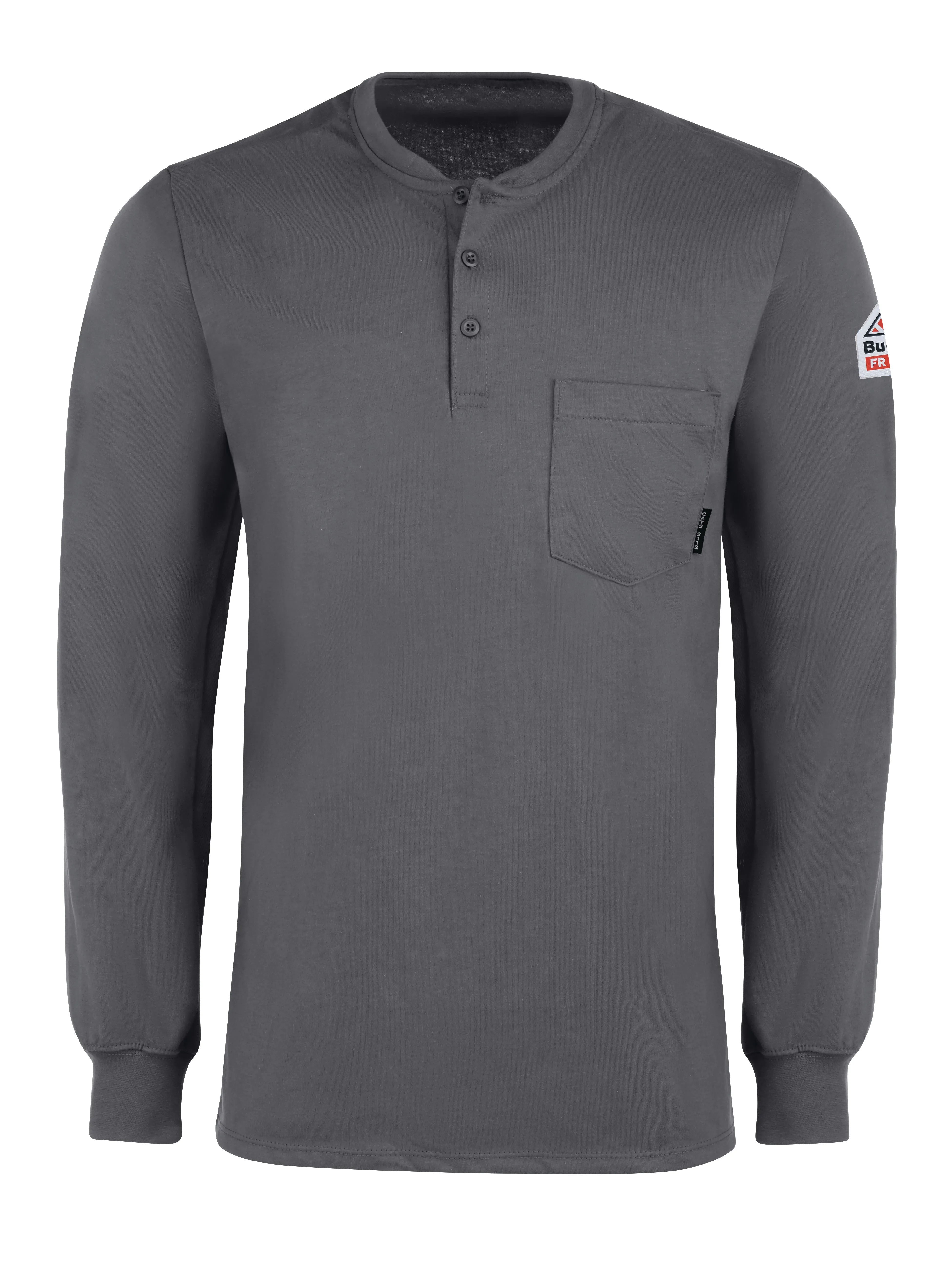 Men's Lightweight FR Henley SEL2 - Charcoal