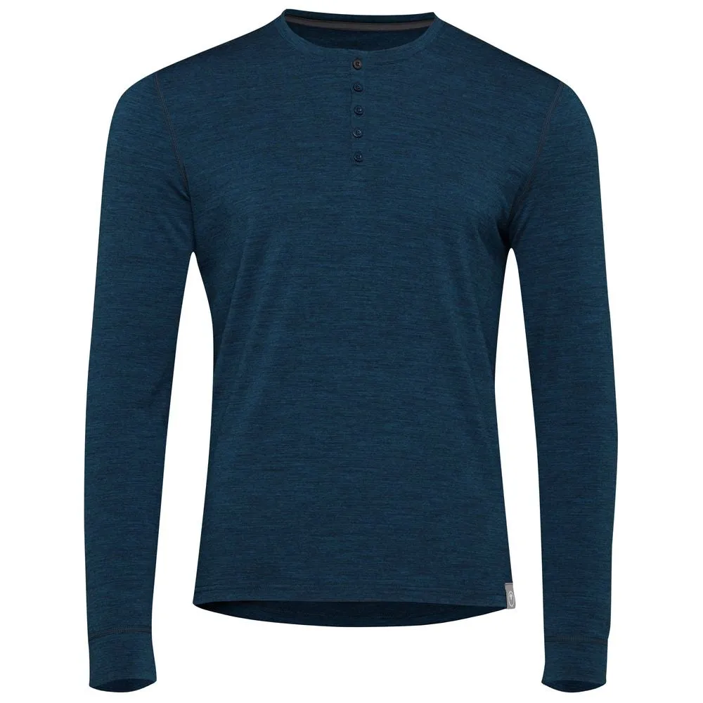 Mens Merino Blend 160 PJ Henley (Petrol)