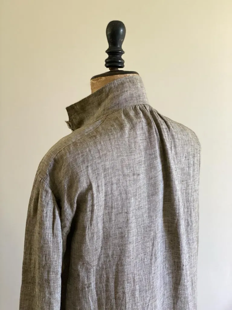 Moss Linen Artists Tunic