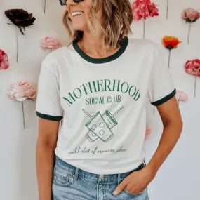 Motherhood Social Club Ringer Tee