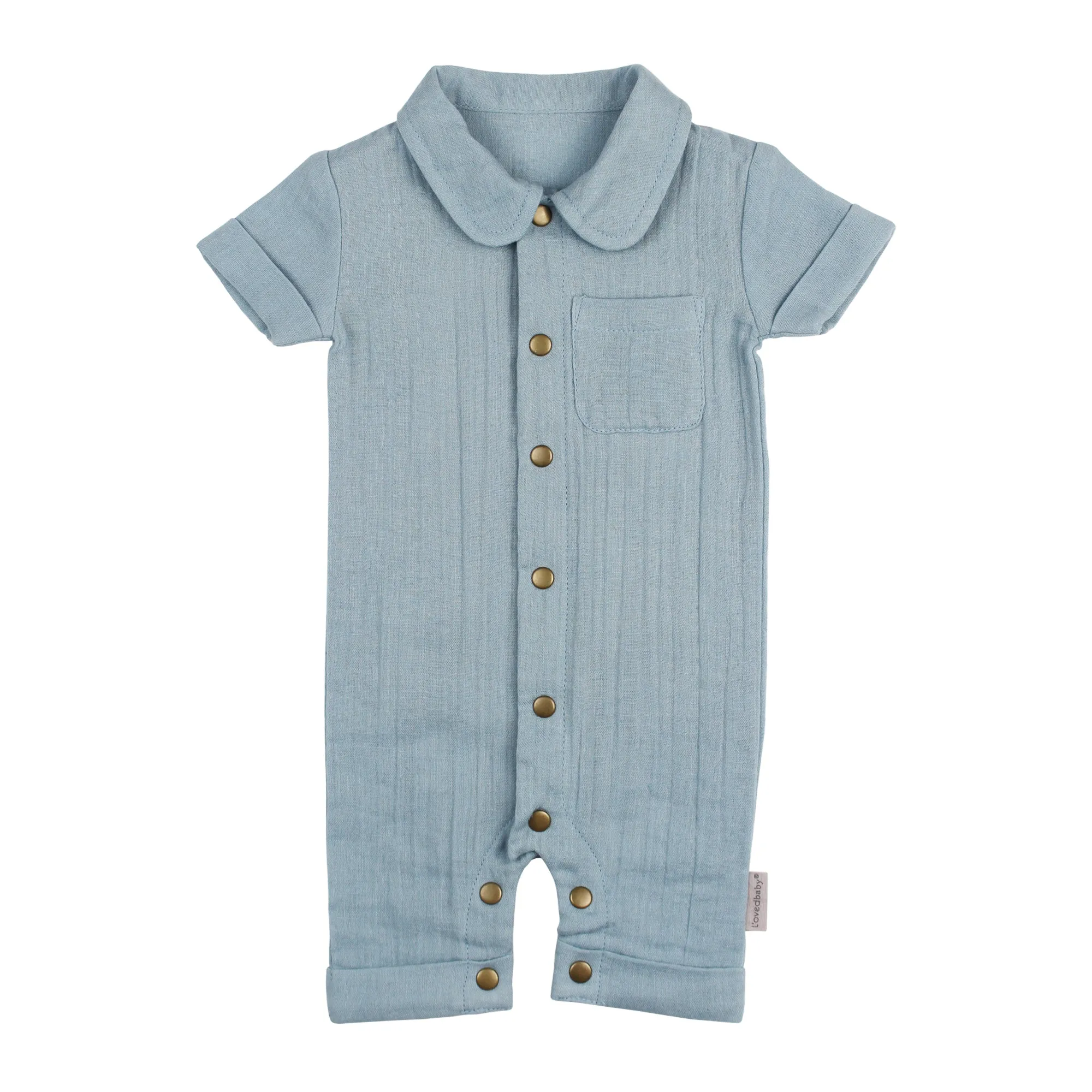 Muslin S/Sleeve Coverall