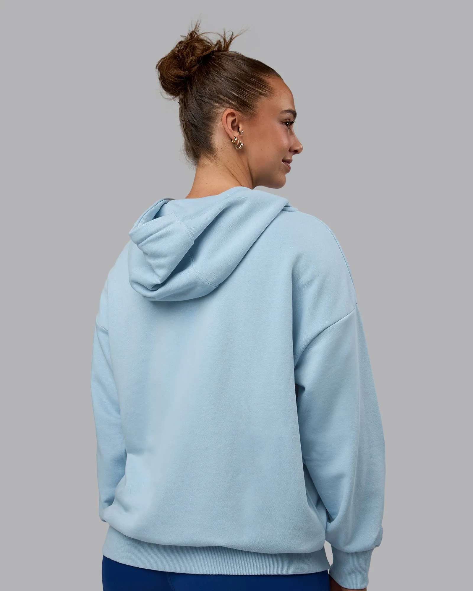 MVP Zip Through Hoodie - Glacial Blue