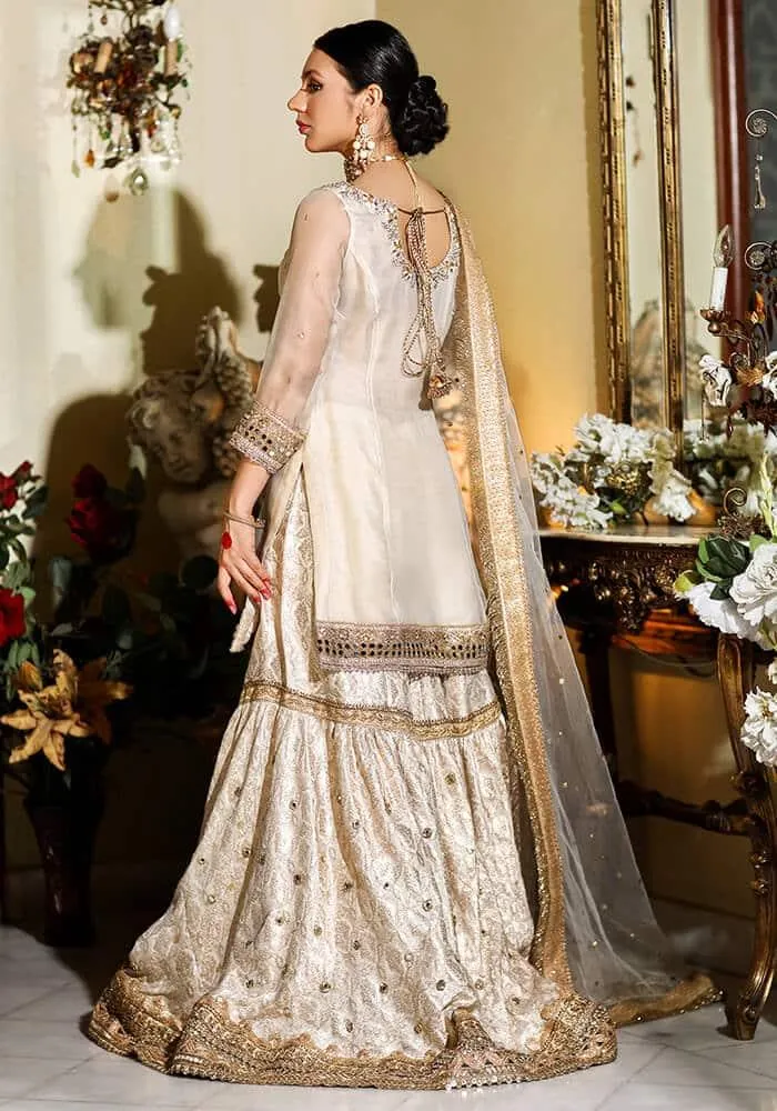 Nilofer Shahid - Begum Shahi - Organza - 3 Piece