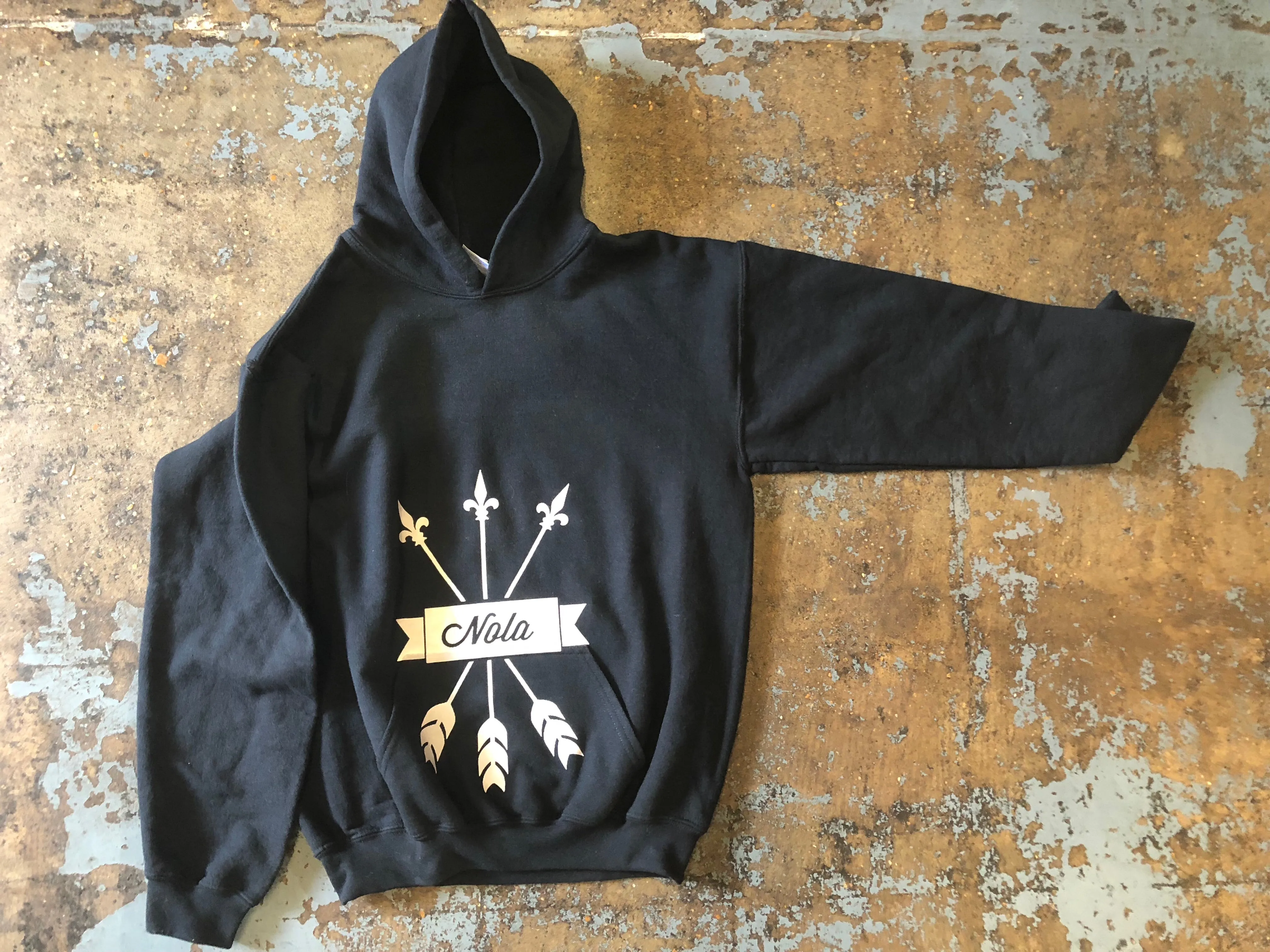 NOLA Triple Arrow, Pull-Over Hoodie, Ultra Soft, Unisex