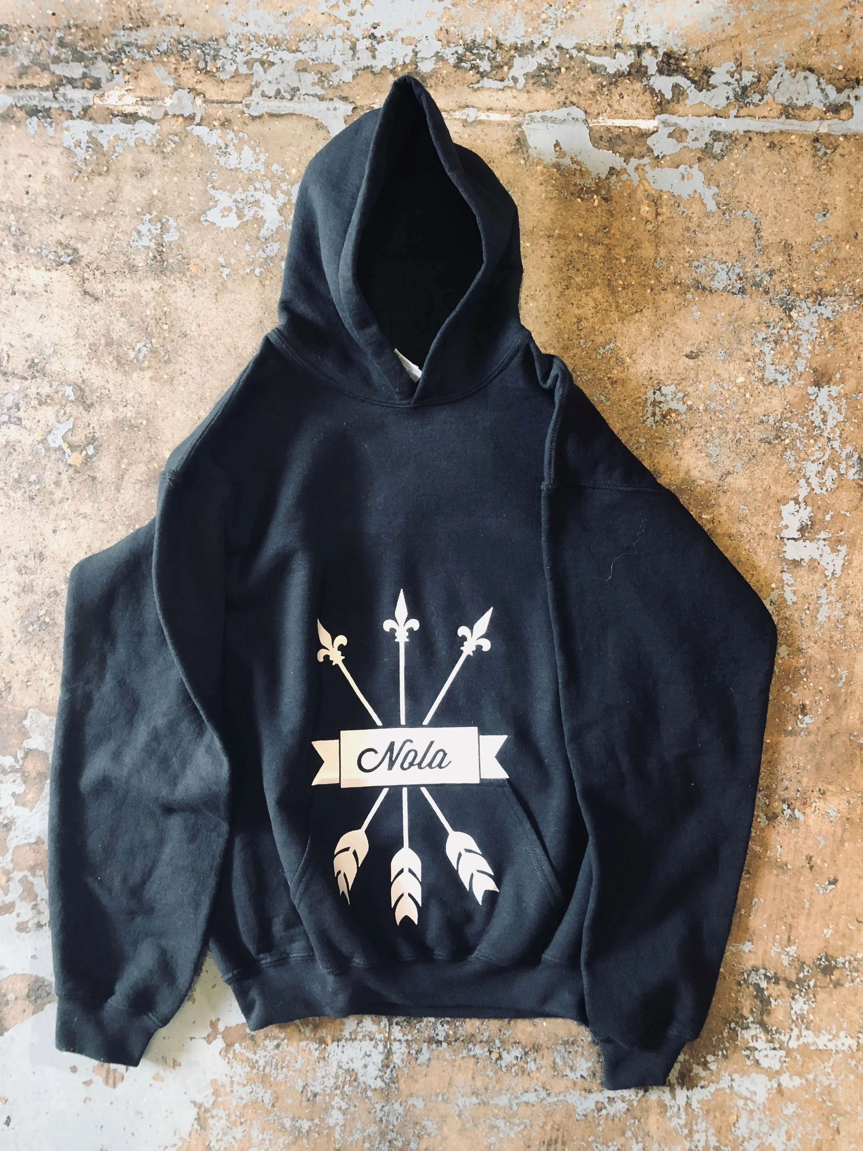 NOLA Triple Arrow, Pull-Over Hoodie, Ultra Soft, Unisex