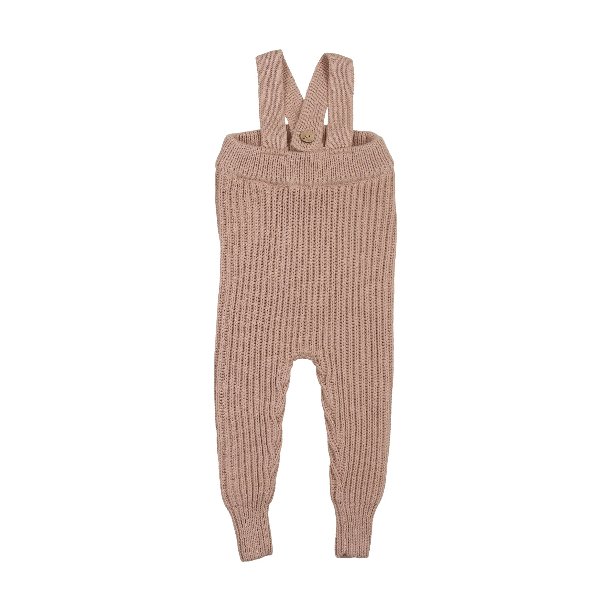 one piece overall knit - dusty pink