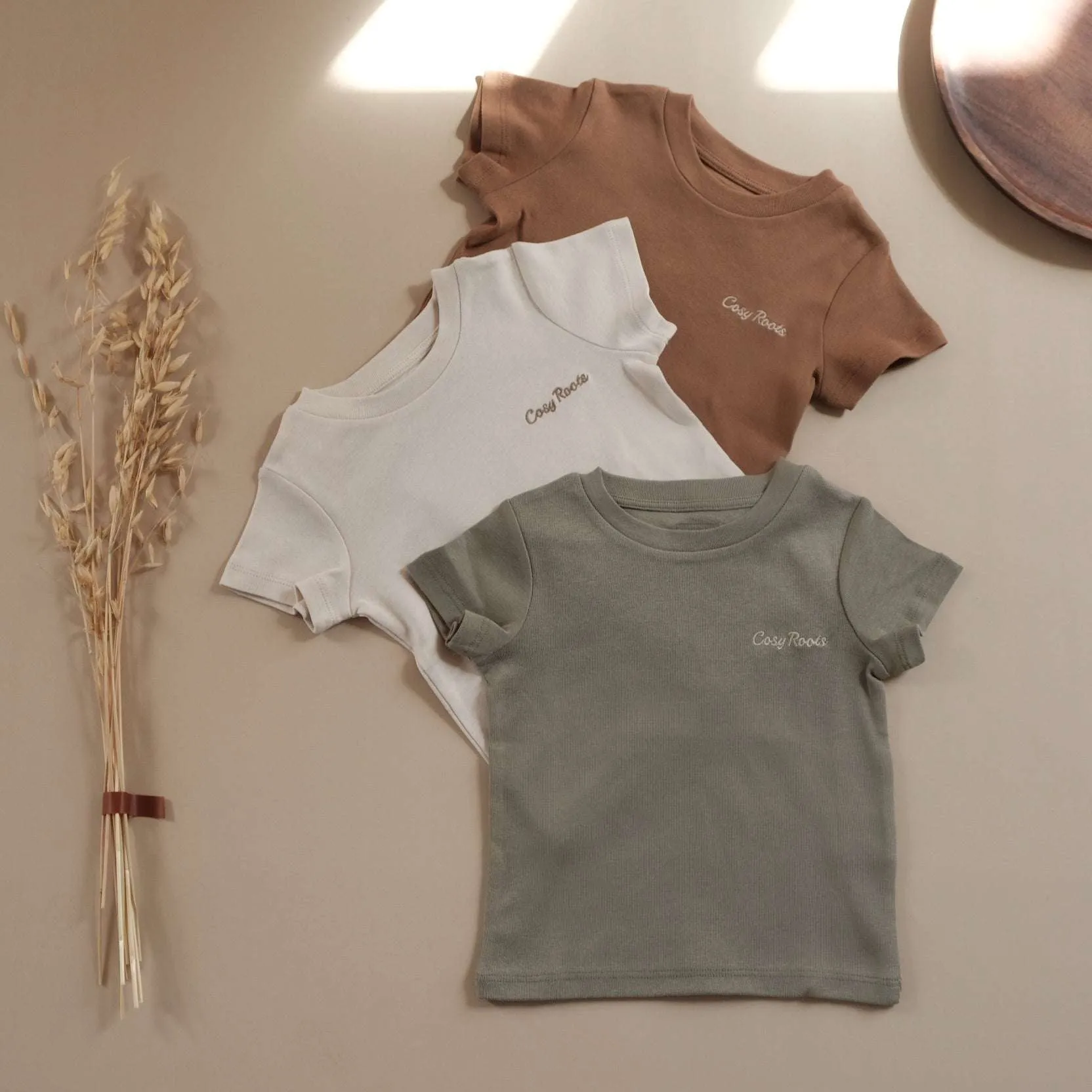 Organic T-Shirt - Sand - S A L E