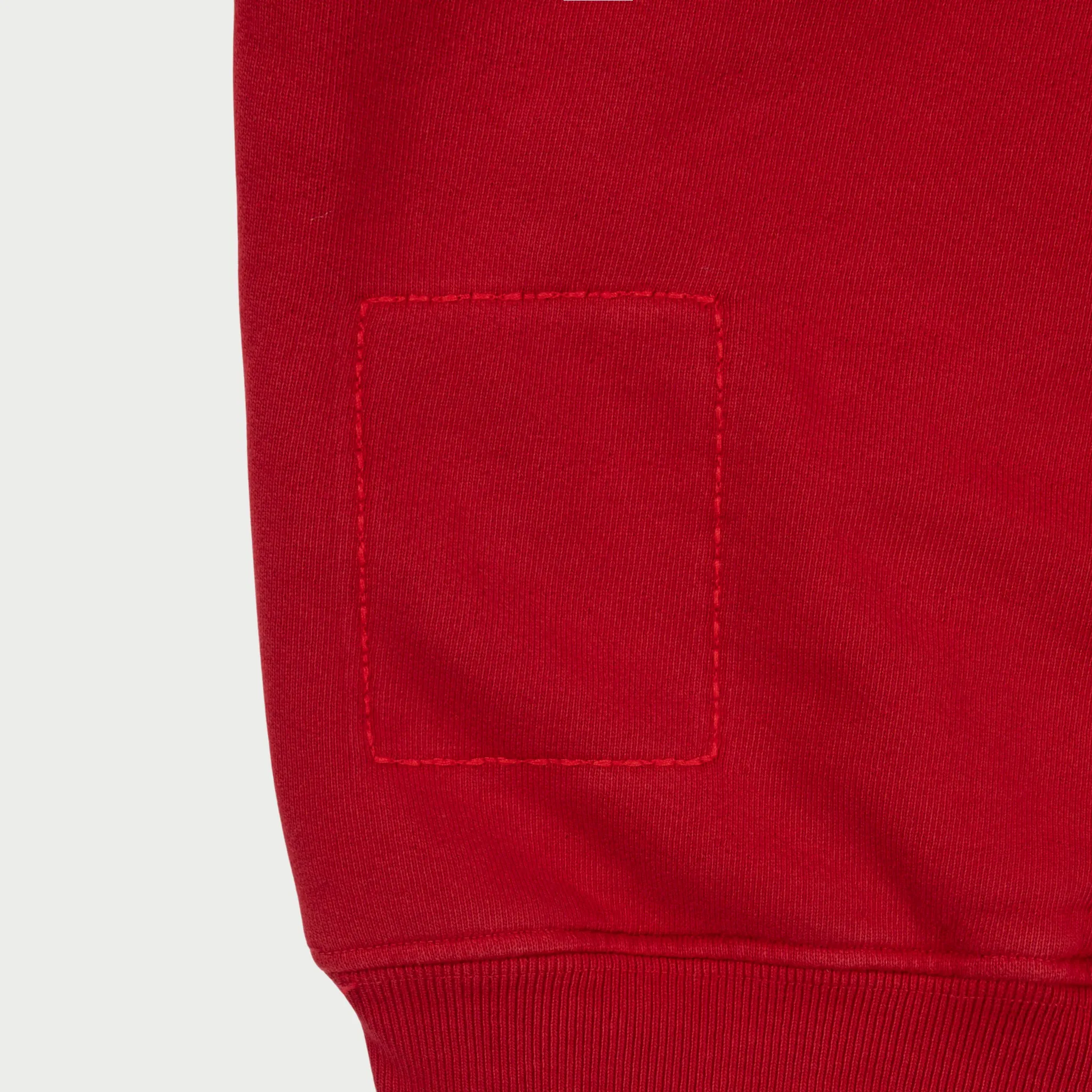 Outdoorsman Henley Hoodie (Red)