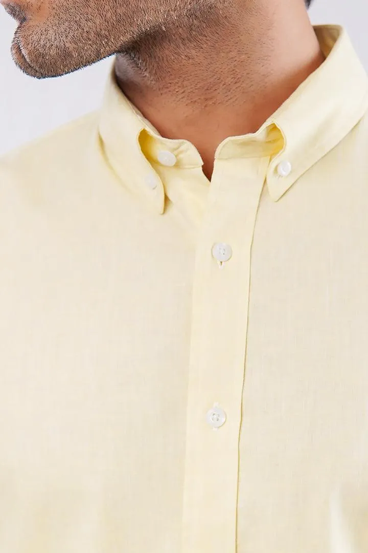 Oxford Shirt - Lemon Yellow