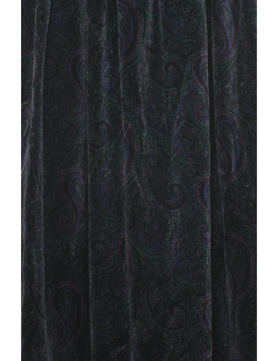 Paisley Print Midi Skirt - M