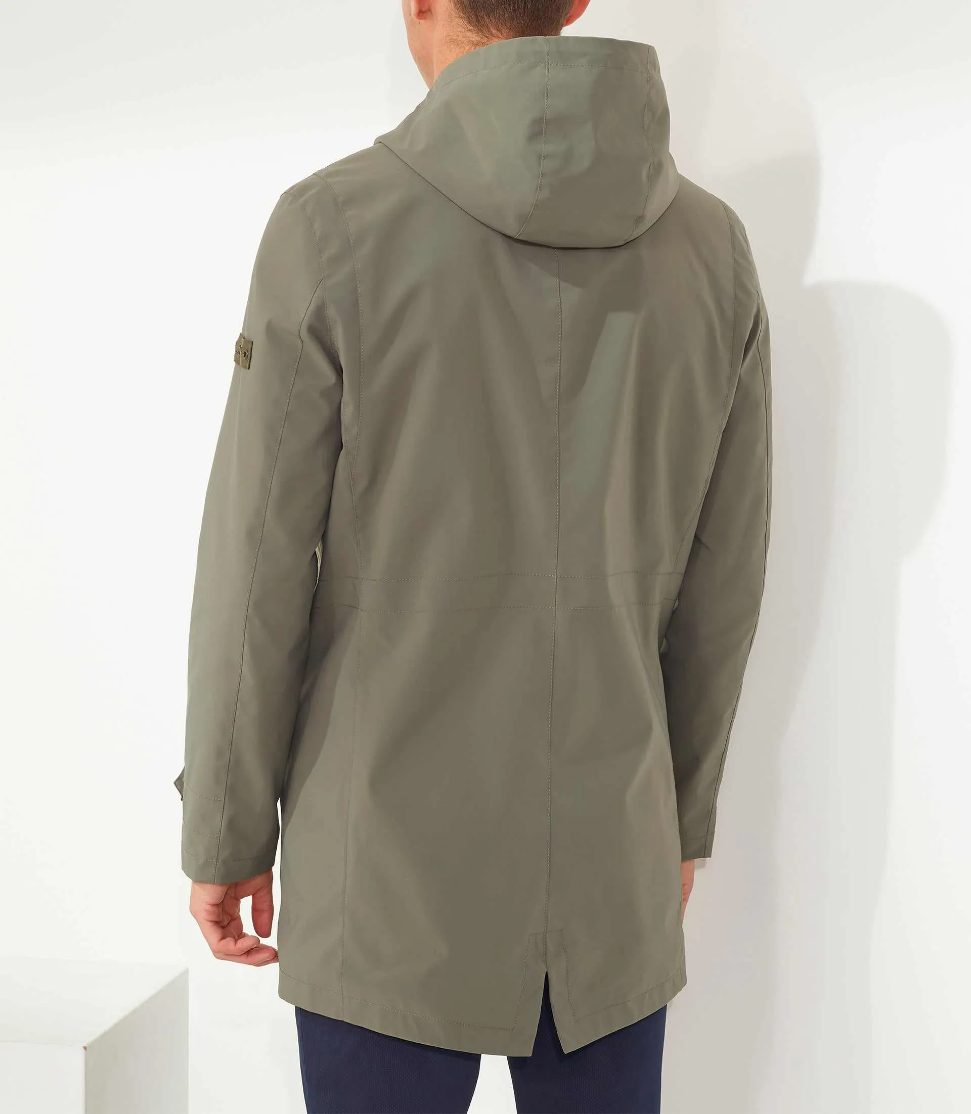 Parka à capuche sport kaki "Jarvis"