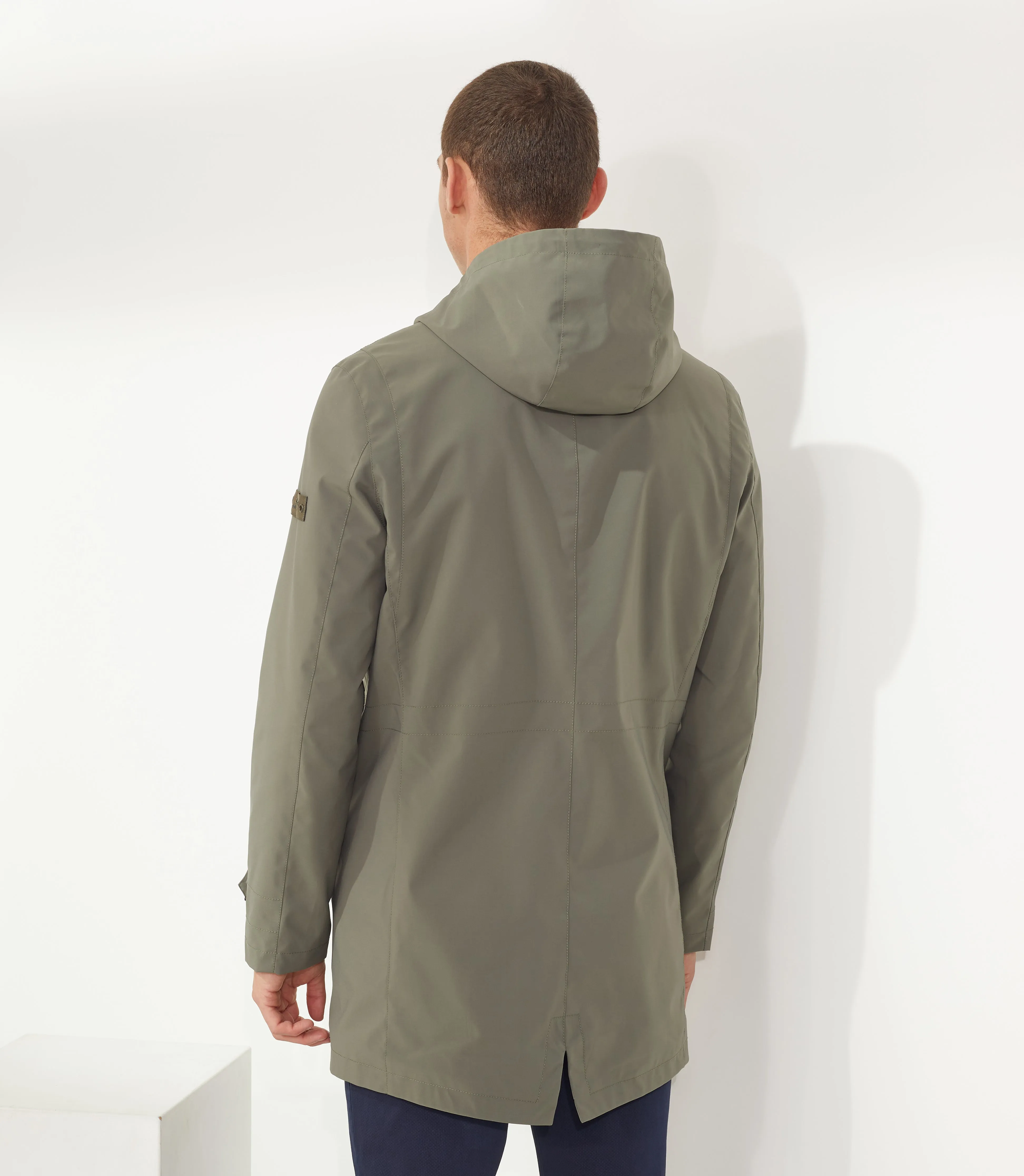 Parka à capuche sport kaki "Jarvis"