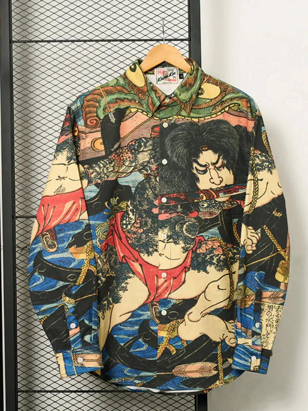 "Outlaws of the Marsh: Zhang Shun" Ukiyo-e Print Shirt