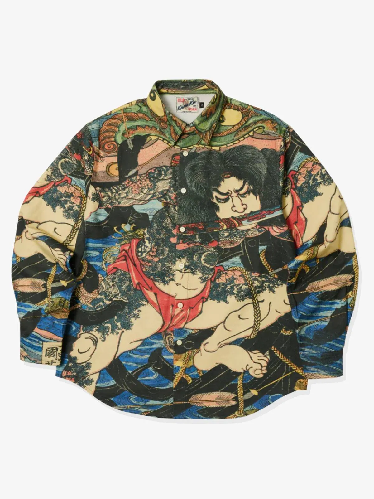 "Outlaws of the Marsh: Zhang Shun" Ukiyo-e Print Shirt