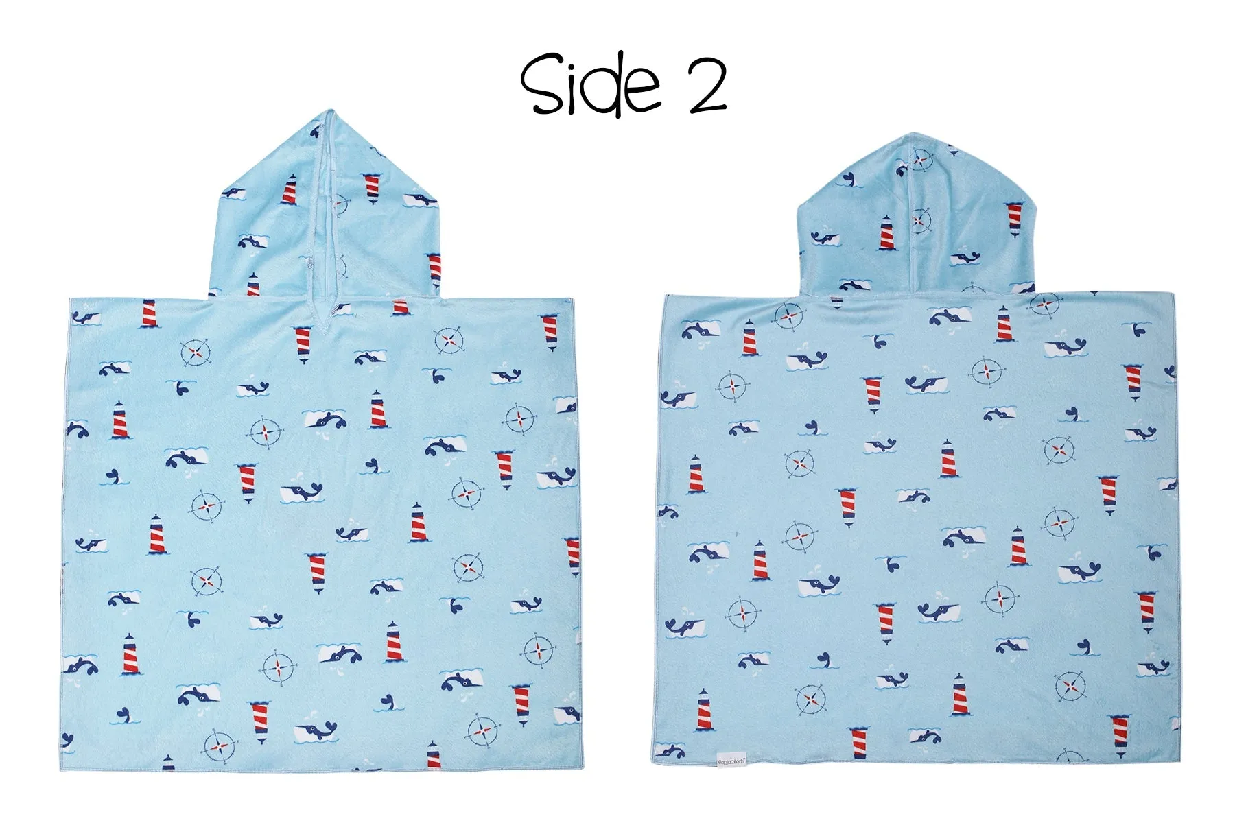 Reversible Kids Cover Up - Shark | Nautical