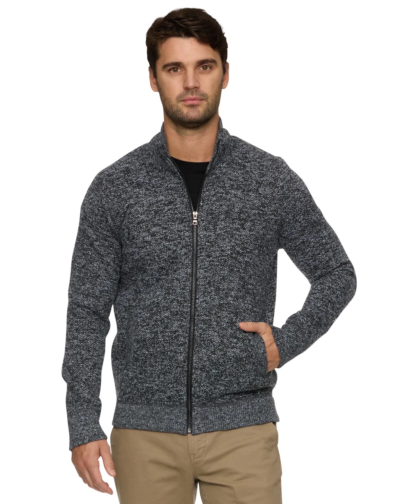 RHINELAND FLEECE-LINED FULL-ZIP SWEATER