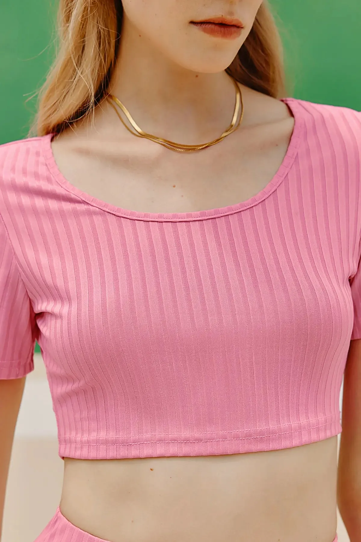 Round Neck Crop Top