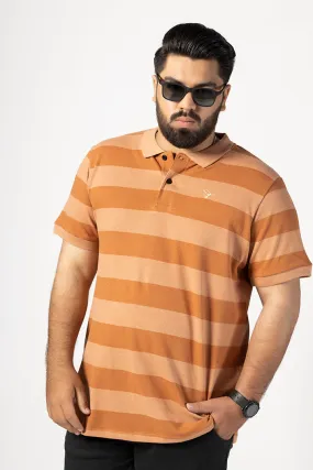 Sandstone Yarn Dyed Polo Shirt (Plus Size) - P22 - MP0057P