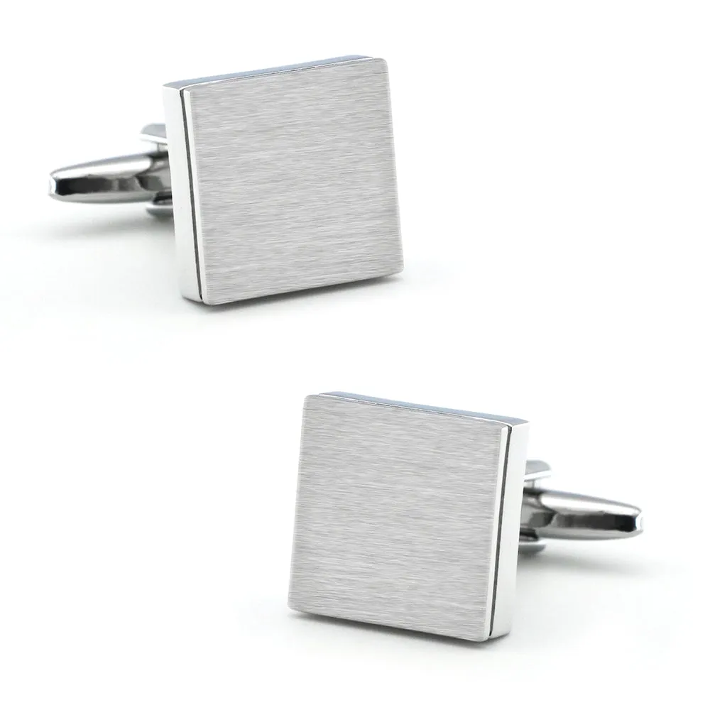 Savannah Silver Rhodium Plated Cufflinks