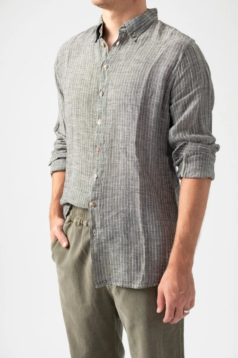 Shirt in Filetto Nero Naturale