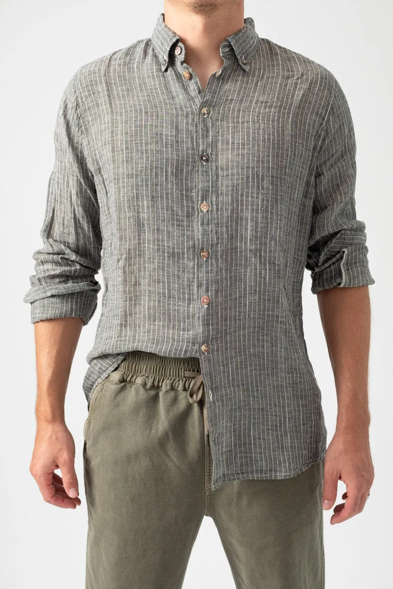 Shirt in Filetto Nero Naturale