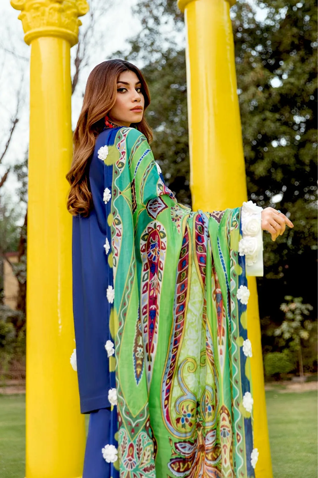 So Kamal X Ali Xeeshan Luxury Lawn Collection – Purana Khat (A)