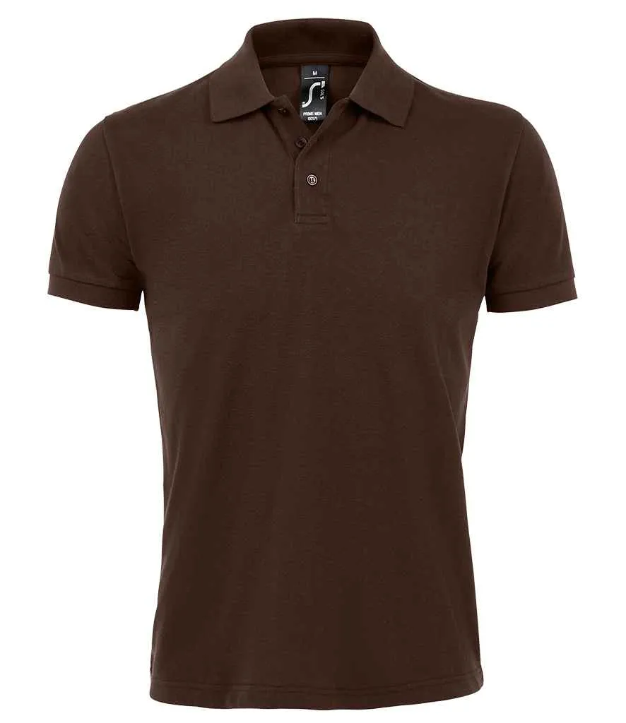 SOL'S Prime Poly/Cotton Pique Polo Shirt - Dark Colours, Neutral Colours