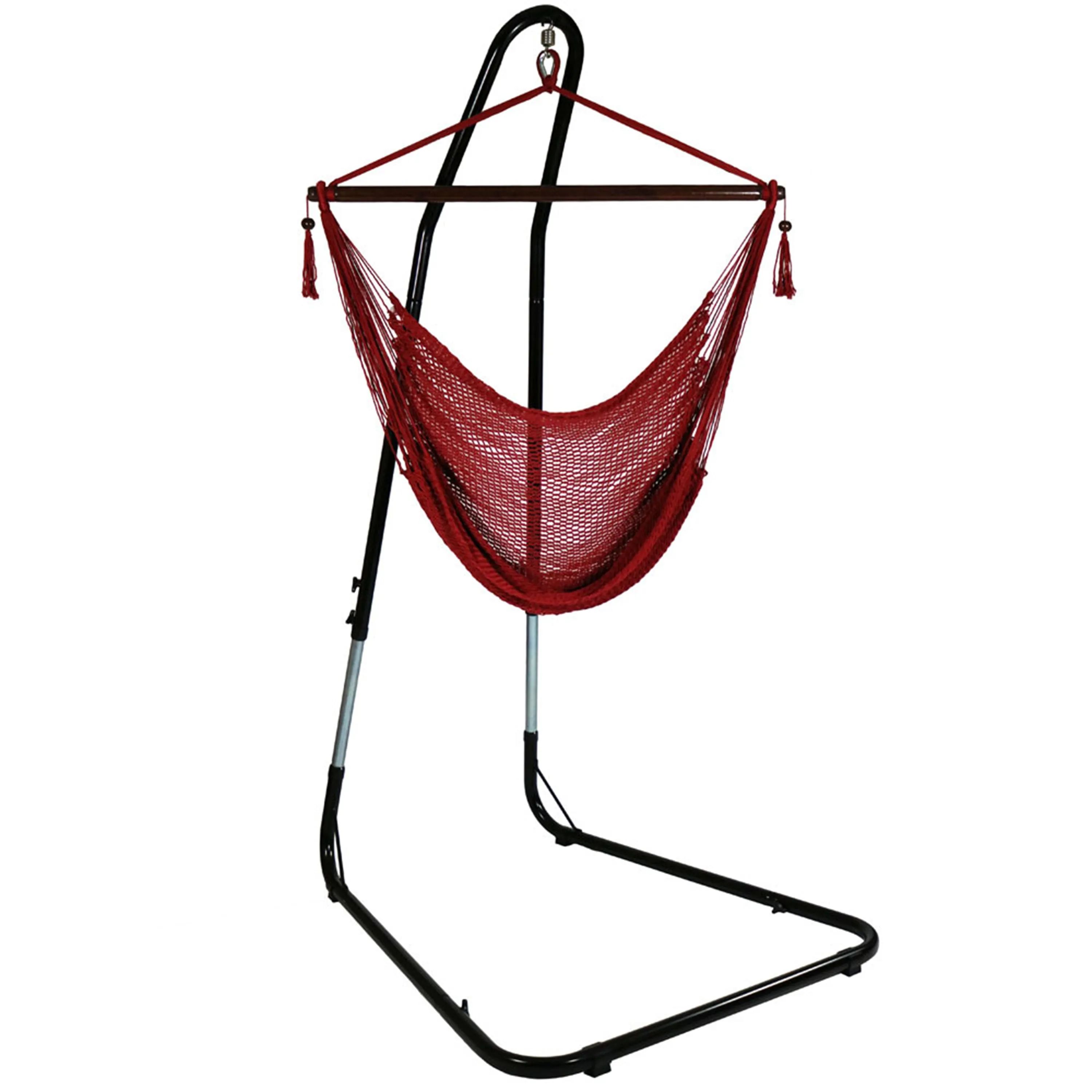 Sunnydaze Caribbean Extra Large Hammock Chair & Adjustable Stand