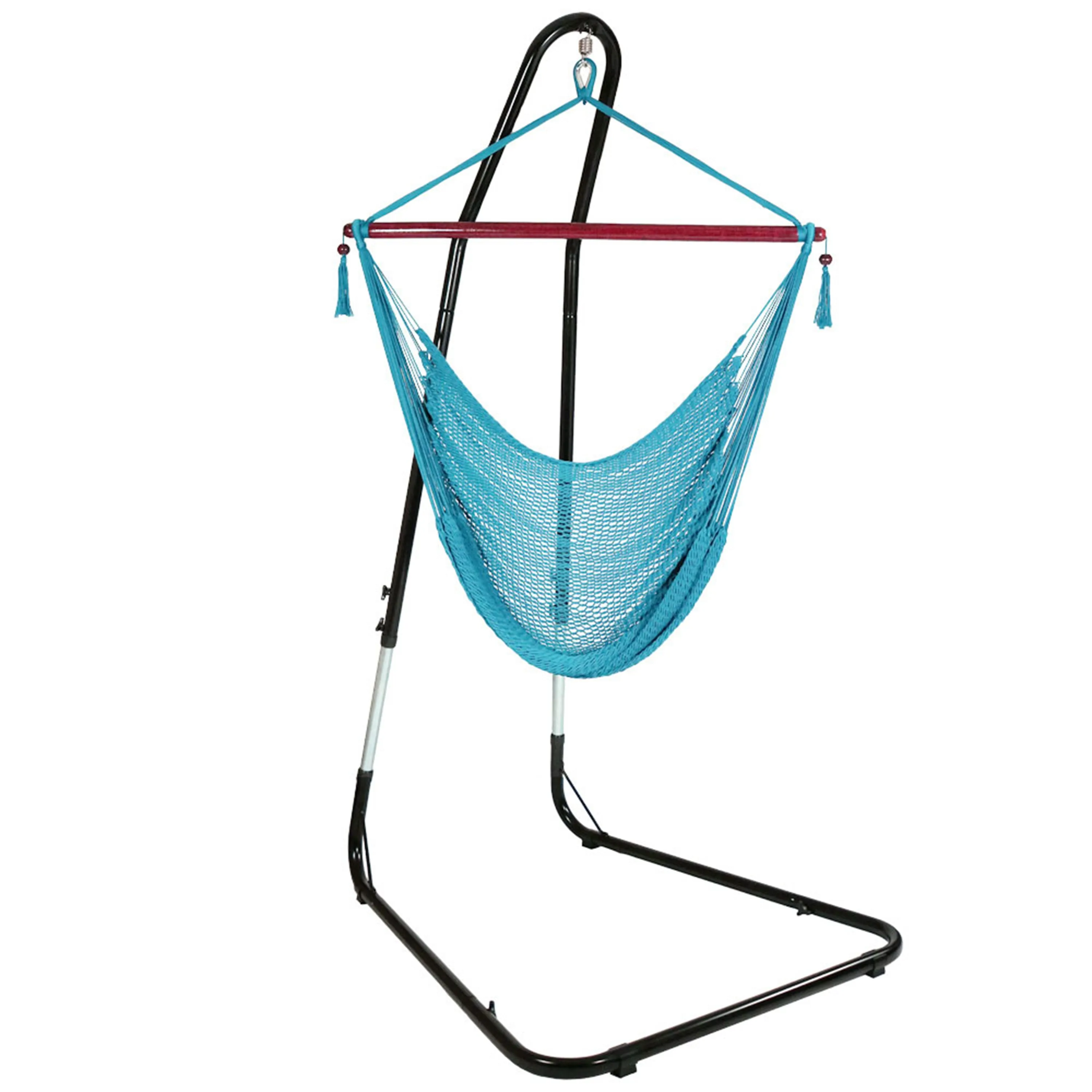 Sunnydaze Caribbean Extra Large Hammock Chair & Adjustable Stand