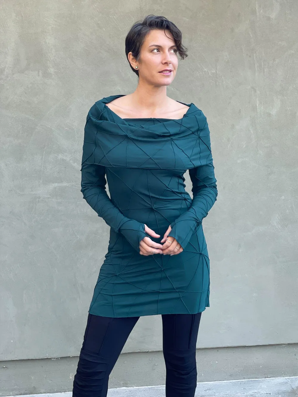 Texture Cowl Tunic